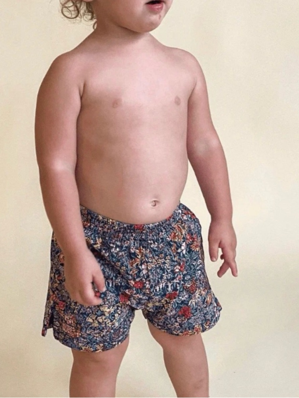 Montce Mara Floral Mini Swim Trunk 5T